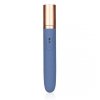 Travel Vibrator with Lube Compartment and Pump - Blue Horizon